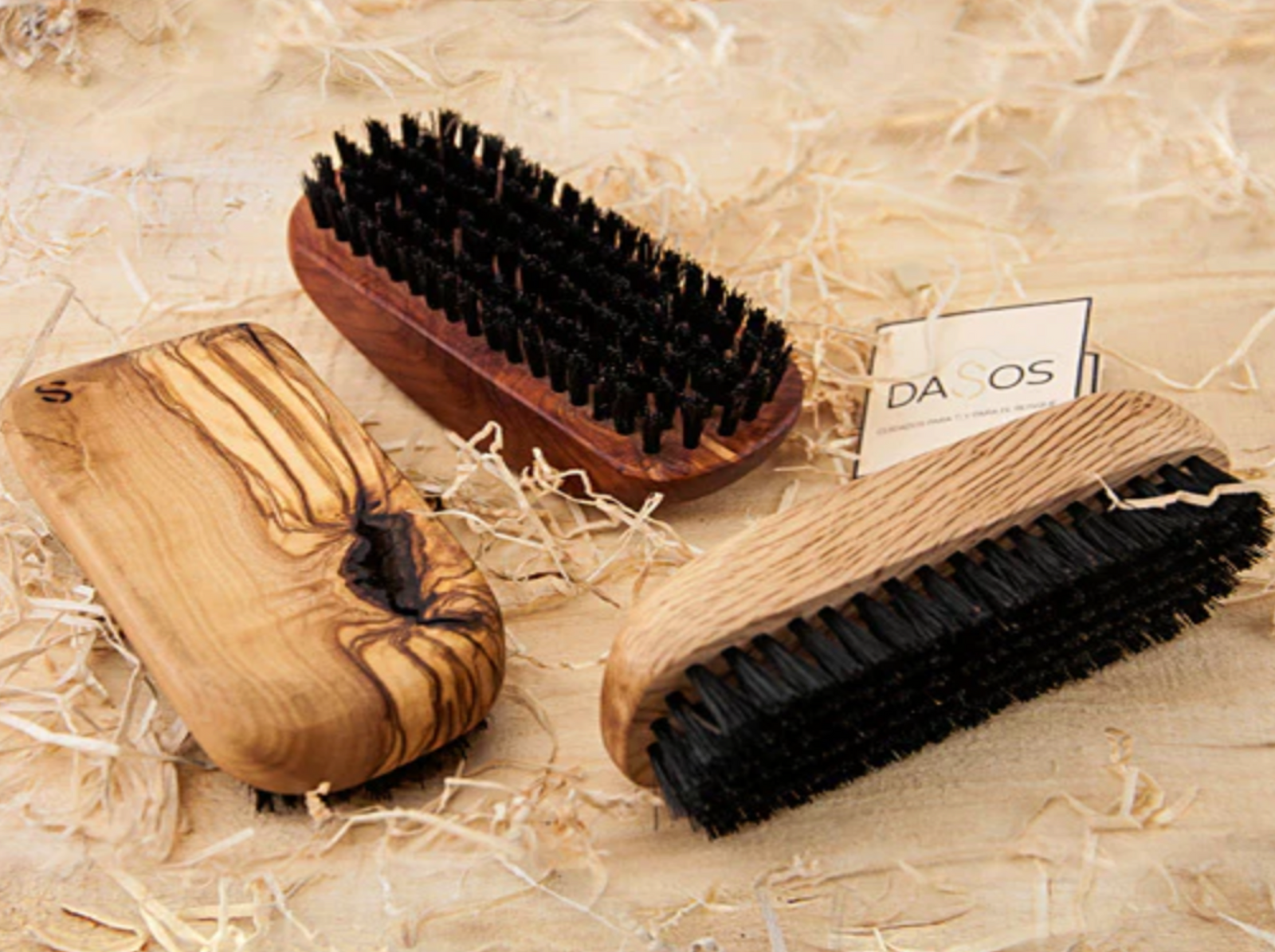 Cepillo de Madera para Barba y Bigote