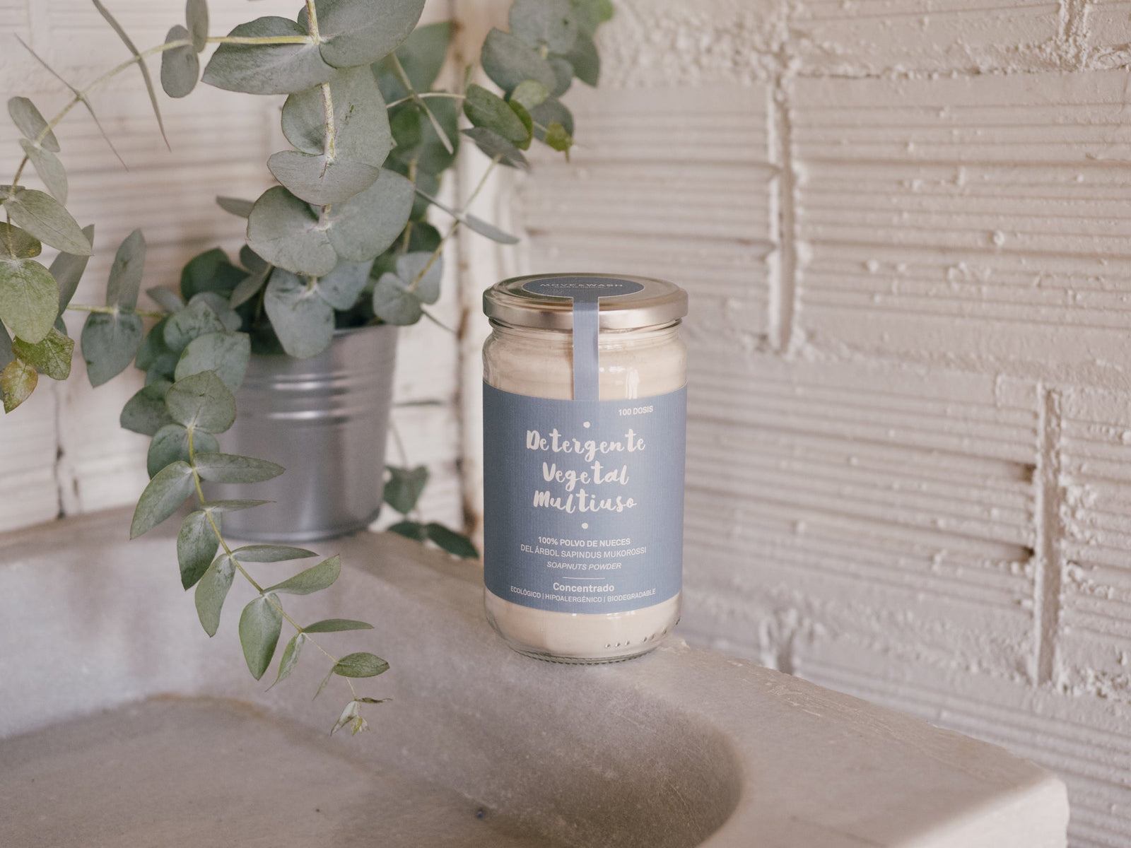 Detergente Vegetal Multiuso (Polvo de Nueces de Lavado)